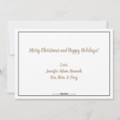 今年の写真の中で一番素敵な時間だ シーズンカード (裏面)