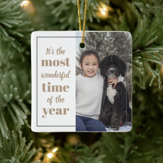 今年の写真の中で一番素敵な時間だ セラミックオーナメント (ツリー)