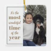 今年の写真の中で一番素敵な時間だ セラミックオーナメント (正面)