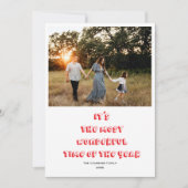 今年の写真の中で最も素晴らしい時間だ シーズンカード (正面)