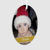 今年の写真はクリスマスがとても良かった オーナメント (正面)