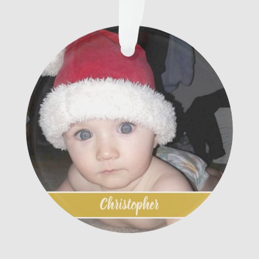 今年の写真はクリスマスがとても良かった オーナメント (正面)