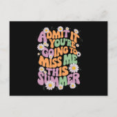 今年の夏に私に恋しく思はあなたは認める ポストカード (正面)