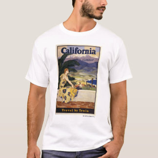 今年の夏、カリフォルニア。列車で旅行 Tシャツ