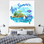 今年の夏 キャンバスプリント (インサイチュ (寝室))