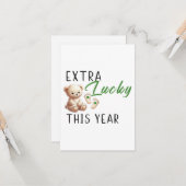 今年の妊娠のお知らせ カード (正面/裏面インサイチュ)