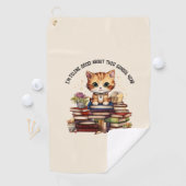 今年の学校は本当に楽しい ゴルフタオル (インサイチュ)