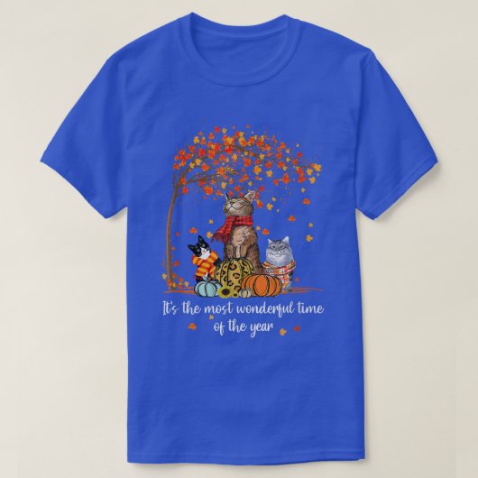 今年の家族の中で最も素晴らしい時間であるCa Tシャツ (デザイン正面)
