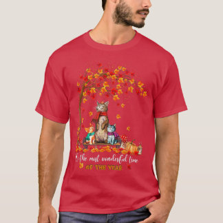 今年の家族の中で最も素晴らしい時間であるCa Tシャツ