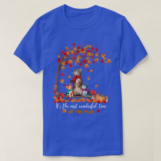 今年の家族の中で最も素晴らしい時間であるCa Tシャツ (デザイン正面)