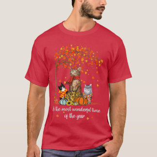 今年の家族の中で最も素晴らしい時間であるCa Tシャツ