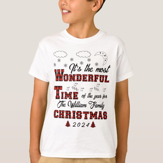 今年の少年の中で最も素晴らしい時期だ Tシャツ (正面)