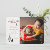 今年の応援写真の誕生のお知らせ 案内状 (スタンド正面)