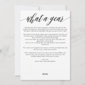 「今年の思い出」フォトコラージュ シーズンカード (裏面)