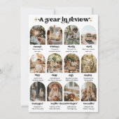 今年の思い出 写真コラージュ クリスマス (裏面)