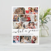「今年の思い出」写真コラージュ シーズンカード (スタンド正面)