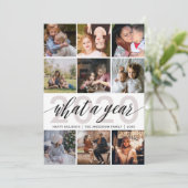 「今年の思い出」写真コラージュ シーズンカード (スタンド正面)