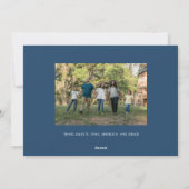 今年の新年を迎える青 シーズンカード (裏面)