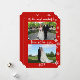 今年の最も素晴らしい時間の写真の休日 シーズンカード