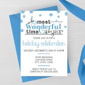 今年の最も素晴らしい時間パーティの招待状 招待状