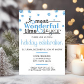 今年の最も素晴らしい時間パーティの招待状 招待状