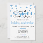今年の最も素晴らしい時間パーティの招待状 招待状 (正面)