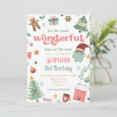 今年の最も素晴らしい時間誕生日 招待状 (スタンド正面)