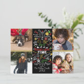 今年の最も素晴らしい時間4写真クリスマス シーズンカード (スタンド正面)