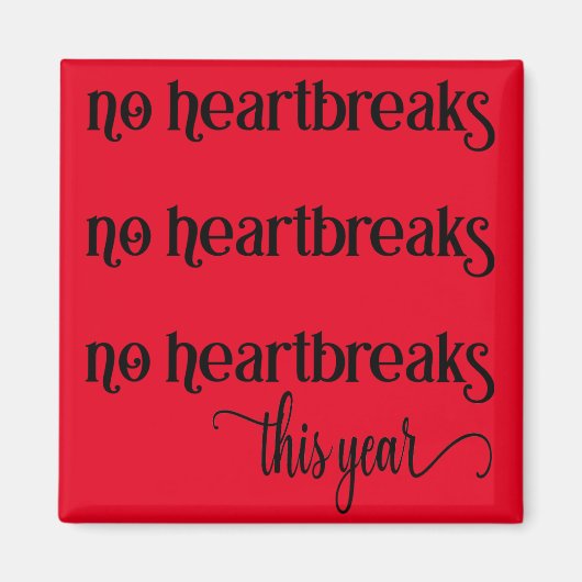 今年の磁石は悲痛ではない マグネット (正面)