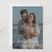 今年の詳細応援カップルのクリスマスカード – Roman シーズンカード (正面)