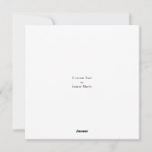 今年の詳細応援ベビー4 Photo Christmas Card シーズンカード (裏面)