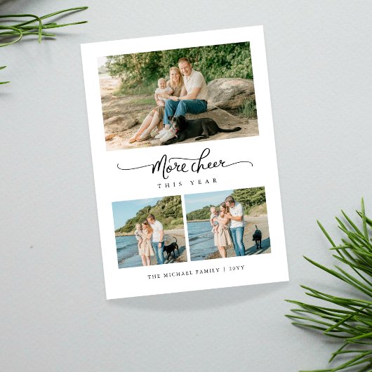 今年の詳細応援モダン家族3写真 シーズンカード