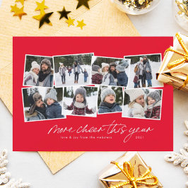 今年の詳細応援8-photo collageホリデーカード シーズンカード