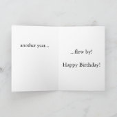 今年の誕生日だ！ カード (内部)