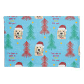 今年の金ゴールドとして良いクリスマスの枕のケースセット 枕カバー (正面左)