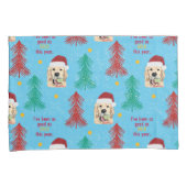 今年の金ゴールドとして良いクリスマスの枕のケースセット 枕カバー (正面右)