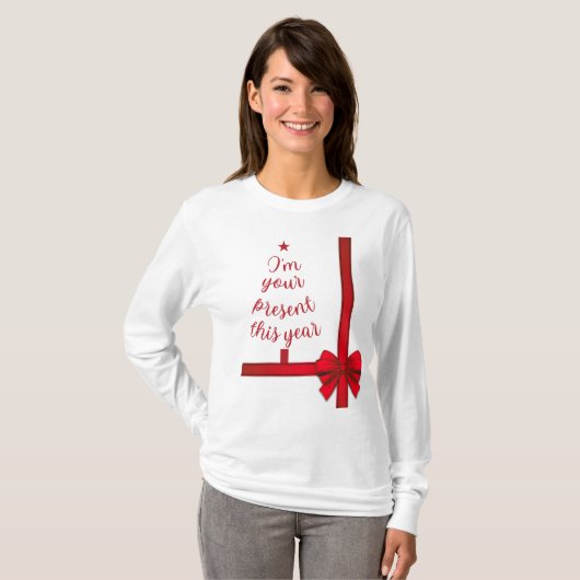 今年のTシャツのプレゼントはクリスマス Tシャツ (正面フル)