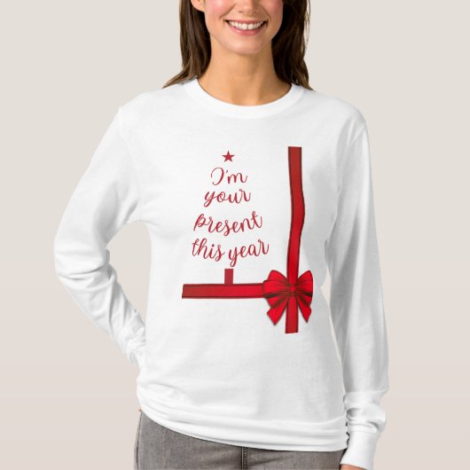 今年のTシャツのプレゼントはクリスマス Tシャツ (正面)