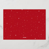 今年はもっと楽しく　１枚の写真でクリスマスを祝おう 箔シーズンカード (裏面)