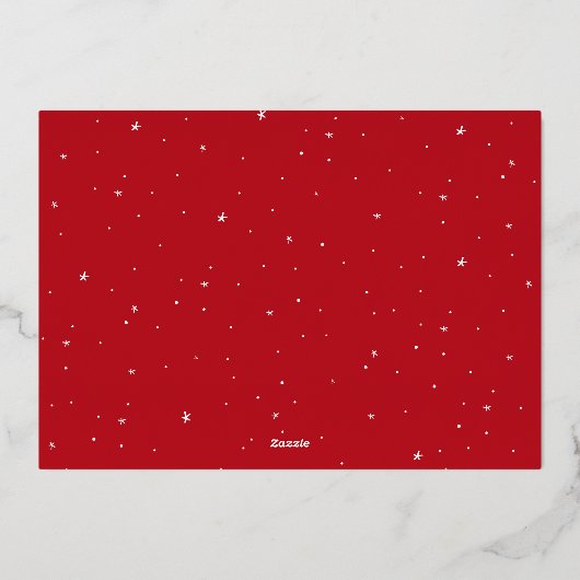 今年はもっと楽しく　１枚の写真でクリスマスを祝おう 箔シーズンカード (裏面)