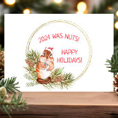 今年はクリスマスおもしろいリースリス シーズンカード