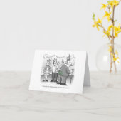 今年はクリスマスのボーナスはありません カード (黄色い花)