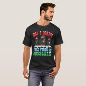 今年はクリスマスを着たゴリラが欲しい Tシャツ (正面フル)