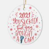 今年は吸車の写真が両面買に セラミックオーナメント (左)