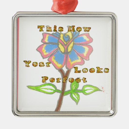 今年は完璧に見える.jpg メタルオーナメント (正面)