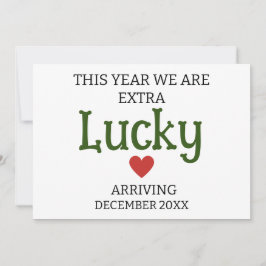 今年は幸運な妊娠カスタムだ 案内状
