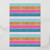 今年は抱擁が旬だ |おもしろい家族の写真 箔シーズンカード (裏面)