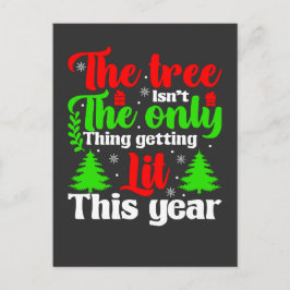 今年は木だけが灯るわけではない ポストカード