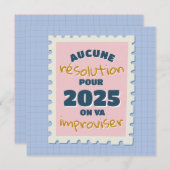 今年は目標を立てない シーズンカード (正面/裏面)