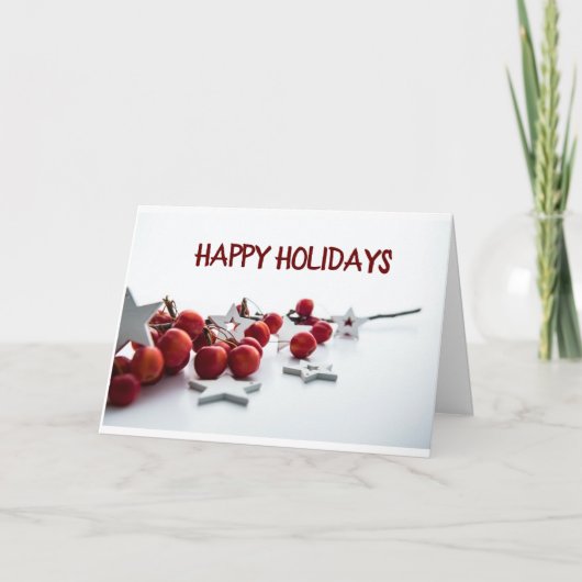 今年は誰でもおめでとうございます。ホリデー シーズンカード (正面)